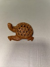 Schildkröte Holz Figur 3 cm