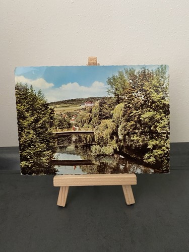 Vintage postkarte bad - vintage,