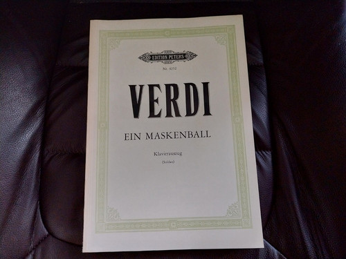 Verdi ein maskenball - ein,