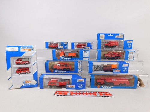 Roco 10x set feuerwehr - 1:87,
