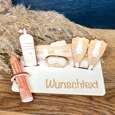 Geldscheinhalter Tauchen personalisiert Tauchsafari PADI CMAS SSI OWD Open Water