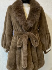 Mantel Felljacke Jacke Fake