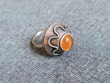 uralter 800er Silberring -