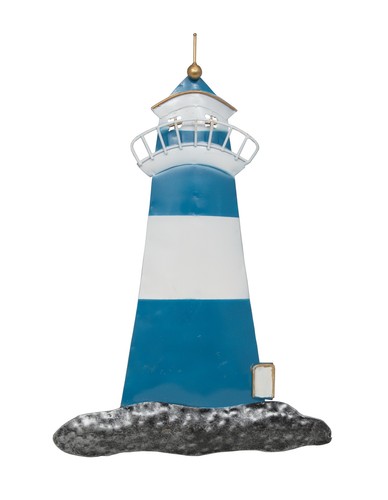 Leuchtturm wanddeko metall - leuchtturm,