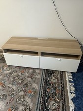 TV Schrank Fernsehtisch Lowboard TV Regal Holz TV-Tisch Fernsehkommode Retro