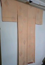 Kimono Japan Awase Seide  Orange  Cosplay