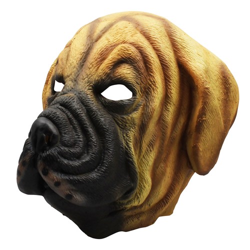 Latex maske hund - latex,