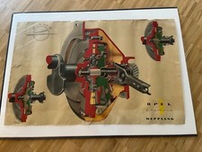 Original Vintage Plakat Opel