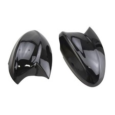 2x Schwarz Spiegelkappen