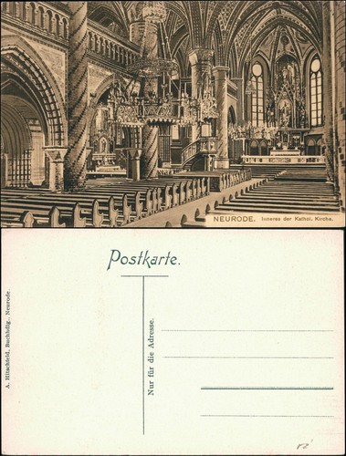 Postcard neurode nowa ruda - neurode,