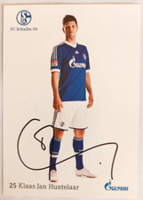 Klaas-Jan Huntelaar FC Schalke 04 signierte Autogrammkarte 2012-13 S04 Real Ajax