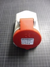 1 x Mennekes 1419  CEE-Steckdose Wanddose; 16A-6h; 3P-N+; IP 44; 380V Starkstrom