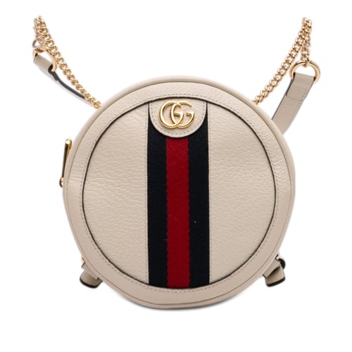 Gucci mini leather round - mini,