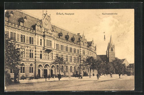 Erfurt ansichtskarte - erfurt,,