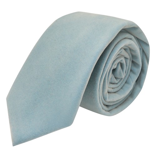 Luxus licht baby blau samt - blau,