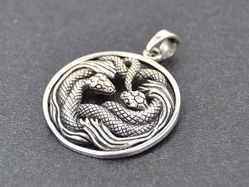 Schlangen amulett anhänger - schlangen,