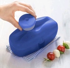 Tupperware Snack Buddy Dose Lunchbox Snack Box 350 ml / 20 ml blau neu/ovp