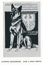 🐶 1935 Dog Show Poster -