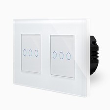 2 Fach Glas Touch Dimmer