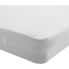 Matratzenschutz, Milbenbezug, 140x200, Reißverschluss, Allergieschutz, Baumwolle