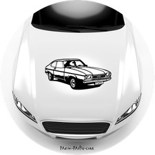 Autoaufkleber Ford Capri 2