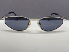 Menrad Sonnenbrille Herren Damen oval silber Biker Chrome Vintage 90er germany