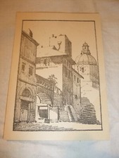  alte Bleistiftzeichnung Kohlezeichnung Zeichnung Bild Kunstdruck Kupferstich