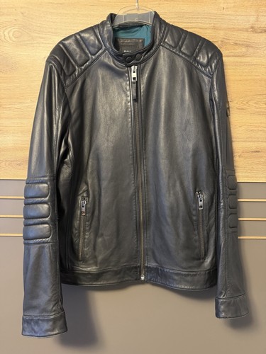 Hugo boss leder jacke 50 - boss, gr:50