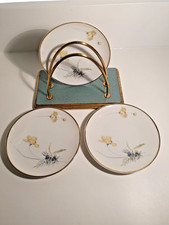 Hutschenreuter Selb Bavaria Germany Teller Deko mit Aufsteller 3st.