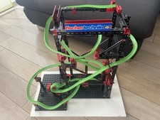 Fischertechnik Kugelbahn Rollercoastet Groß Aufgebaut Mit Festem Sockel