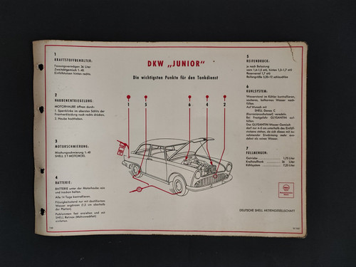 Dkw schmierplan für junior - ,