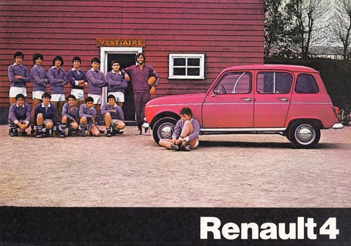 Renault oldtimer prospekt - renault, r4