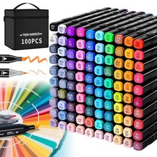 100 Farben Marker Stifte Set