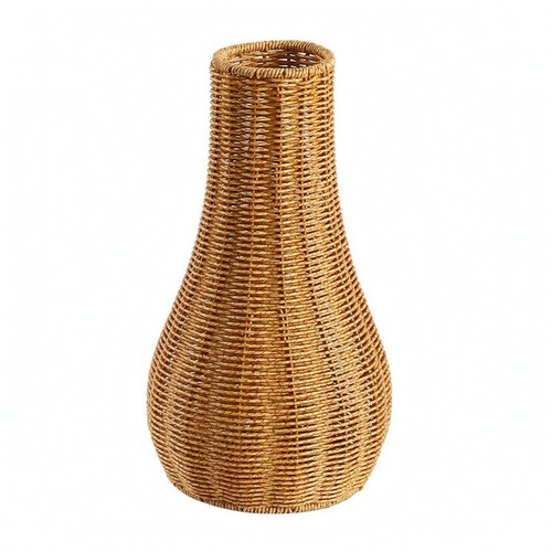 Geflochtene rattanvase hohl - rattanvase,