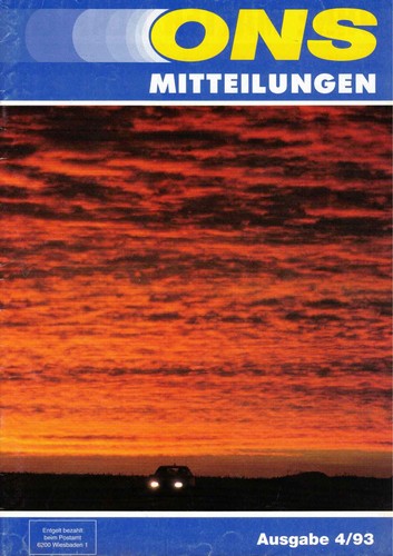 Ons mitteilungen 4 1993 - ons, nr.