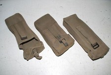 4x Magazintasche aus Stoff für Magazin MP Maschinenpistole Uzi frühe Bundeswehr