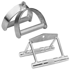 Seilzug Set - Parallelgriff breit + Hufgriff | Seilzuggriff Kabelzuggriff