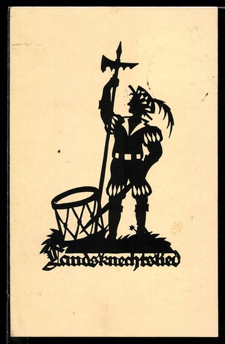 Landsknechts lied - ak, landsknechts-lied