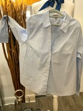 H+M Bluse Hemd Gr. 50 hellblau