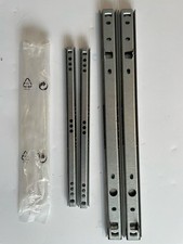 4 Schubladenführungen Metall kugelgelagert groß und klein IKEA