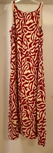 Sunset maxikleid beige rot - sunset,
