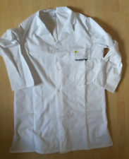 Kittel  Arbeitskittel Arbeitsmantel Gr.58 weiß Schriftzug:Telepartner