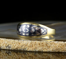 Vintage Silberring Niello /