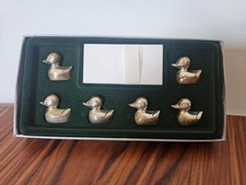 Vintage versilbert Ente