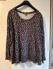 Gina Laura Langarm Bluse Lila