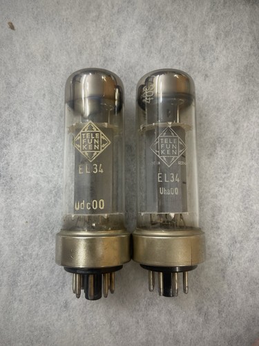 Telefunken el34 6ca7 metal - el34,