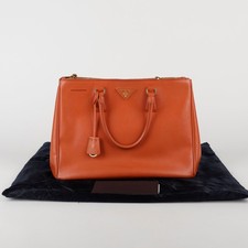 Prada Tasche Orange Saffiano