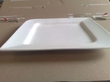 Flirt by móderne Porzellanteller quadrat, weiß, Snack-/ Servier-/ Tapas-Teller