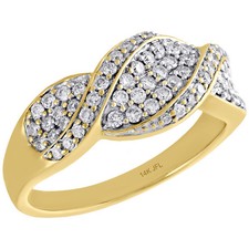 10K Gelbgold Diamant Statement