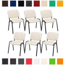 6x Besucherstuhl KEN Stapelbar